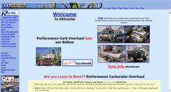 Desktop Screenshot of e85carbs.com